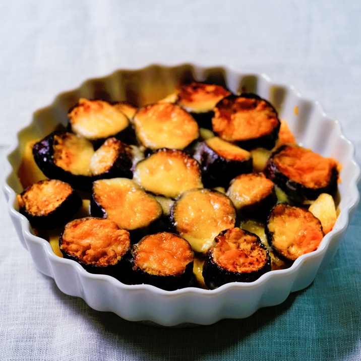 なすとじゃがいものチーズ焼き【洋食・副菜】